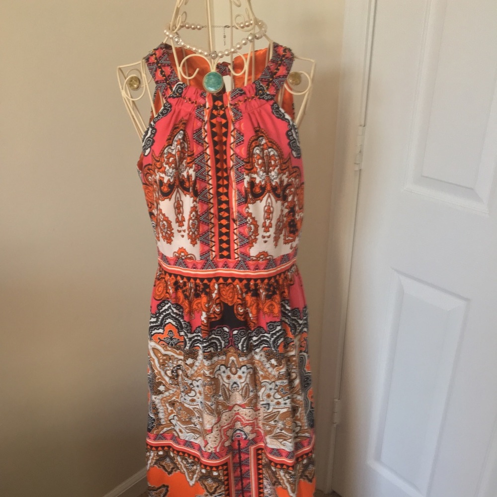Maxi Colorful Dress Size 4